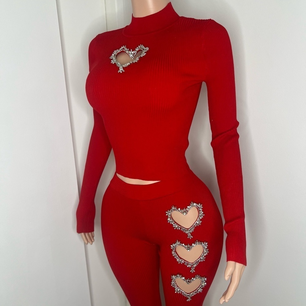 Our hearts leggings set - Picture 4 of 5